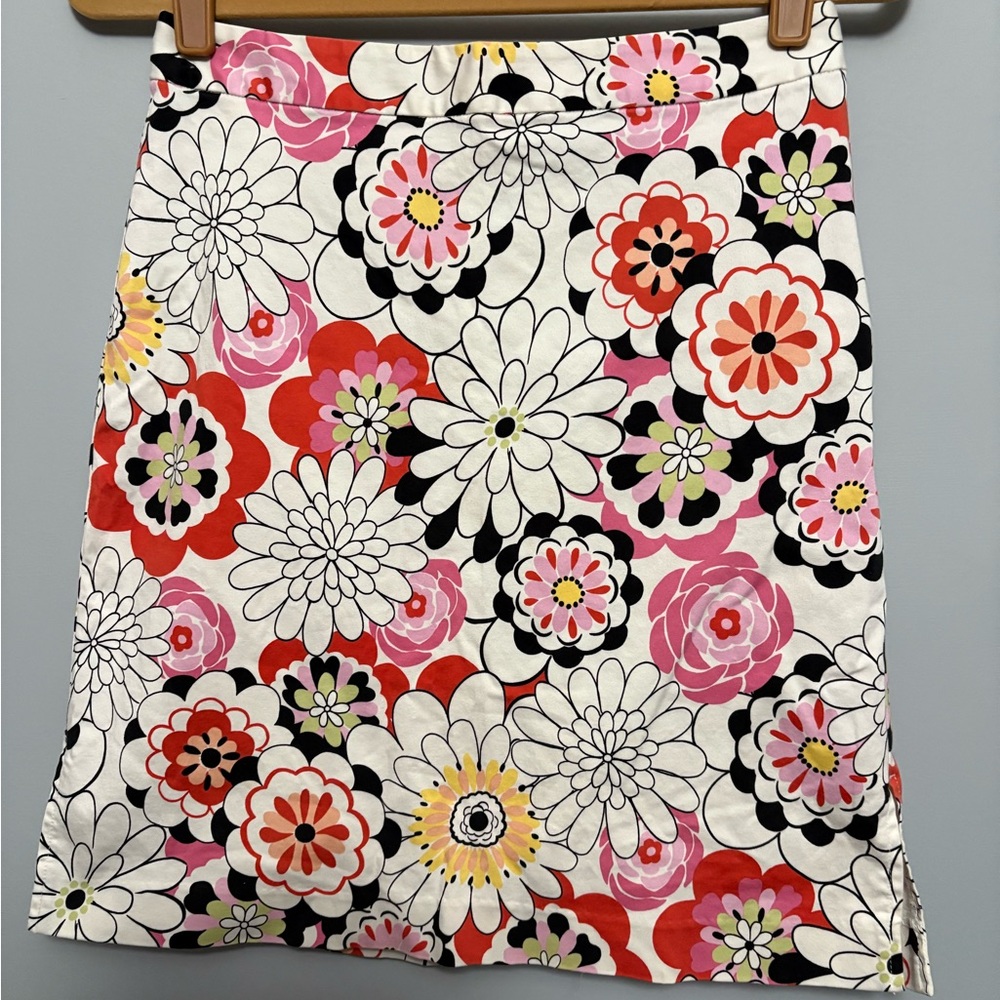 Ann Trinity Floral Print Skirt